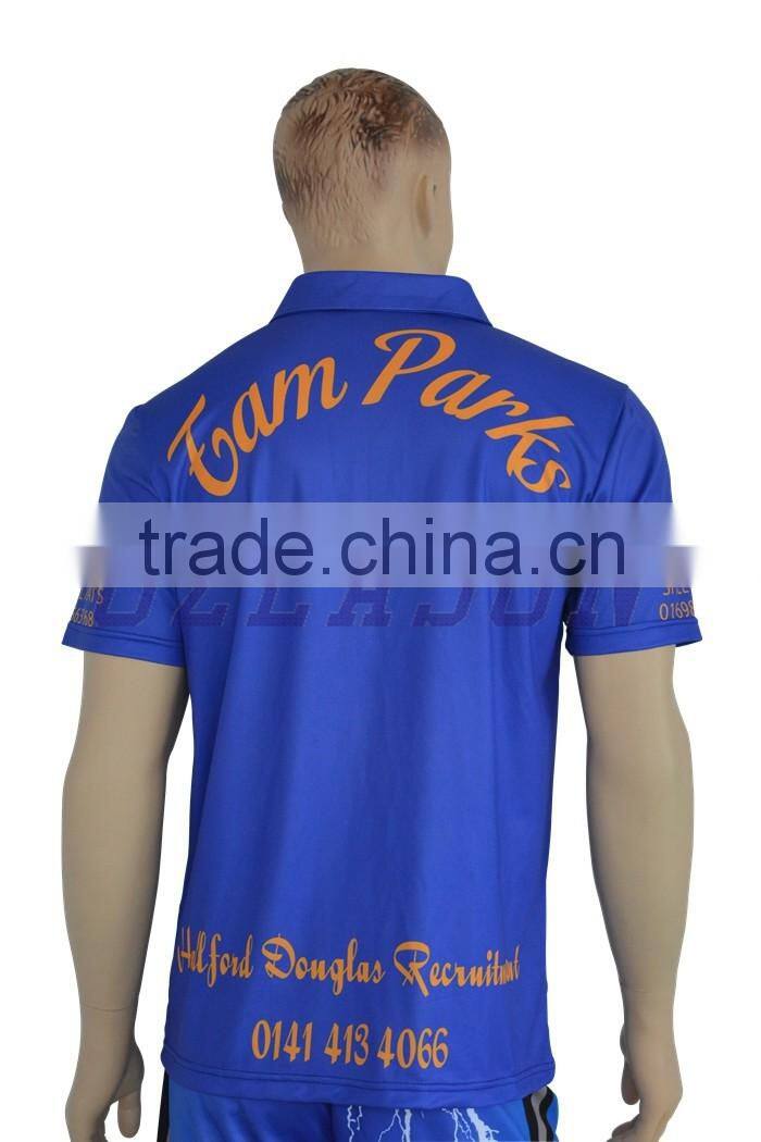 2016 Latest men's football polo shirt design