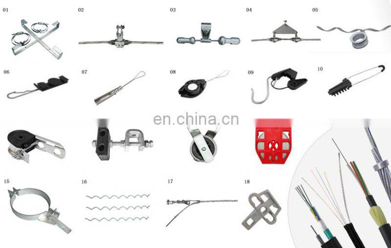 Factory wholesale  abc suspension clamp Preformed Accessories for ADSS OPGW Fiber Cable Accessories