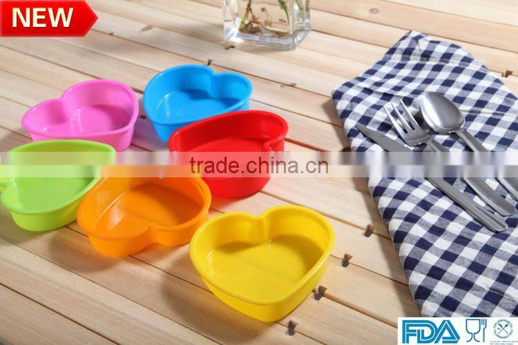 Food grade silicone heart cake mold silica mold