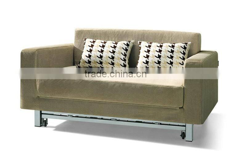 Brown Modern Bedroom Furniture Foldable Hotel Sofa Bed