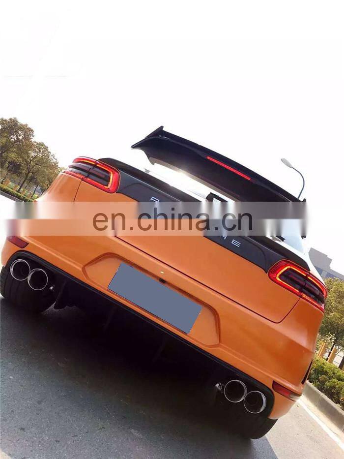 Runde Newest For Porsche Macan Upgrade Wide Body Kit Front Rear Bumper Side Skirts Fender Spoiler Door Trim Tail Box Cover