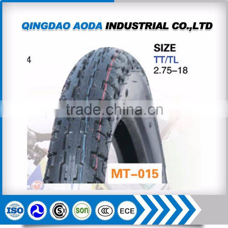 Competitive price motorcycle tyre tube TT/TL 2.75-18