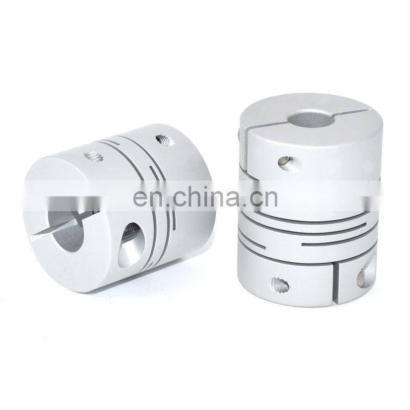 Cnc Flexible Shaft Coupling Double Diaphragm Clamp Series Shaft Couplings Aluminum Coupling For Encoder And Miniature Moto