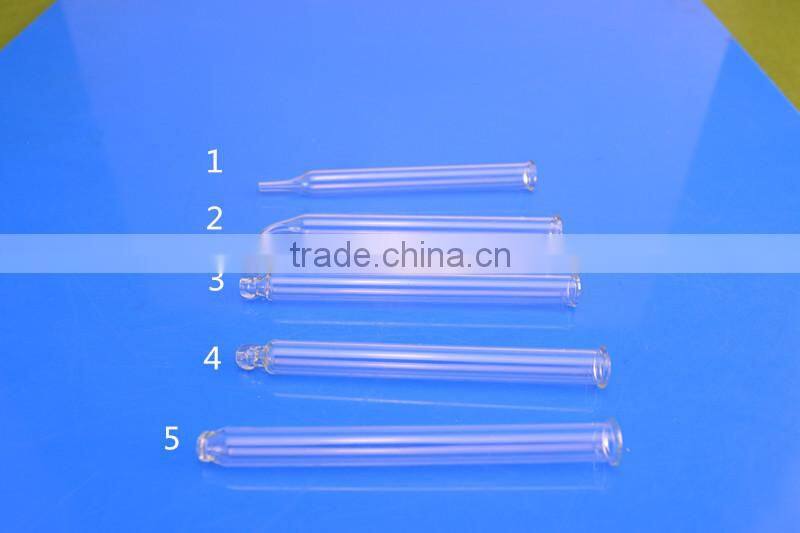 60ml clear frosted Boston Round Glass Bottle 2 oz w/ Dropper caps glass bottles for e-liquid