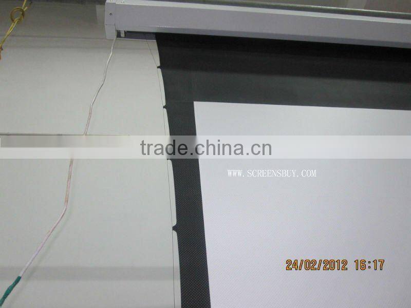 Wedding ceremony motorized screen