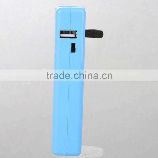 High capacity 5v smartphone battery charger with AC plug 220v input voltage, MP011