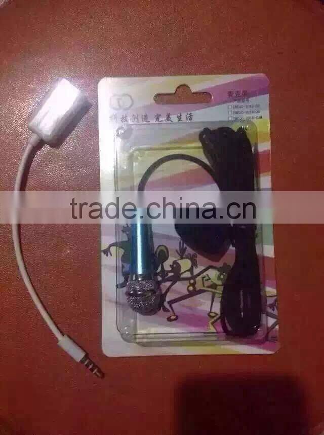 Hot new products 2016 usb mini microphone professional handheld microphone for mobile phone karaoke