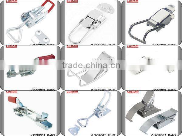 metal clasp lock, spring loaded latch,spring toggle latch lock