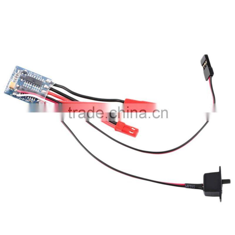 10A Brushed ESC Speed Controller With Brake For 1/16 1/18 1/24 RC Car Boat