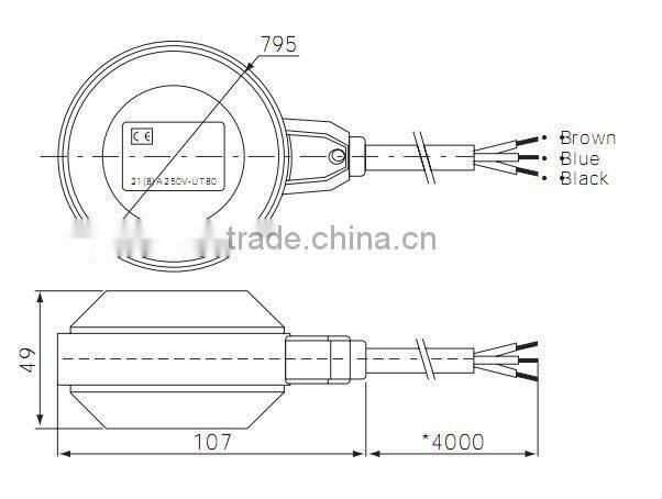 Cable 2m,3m,5m,10m Level Switch Electronic Water Level Controller, HP-M15-4 Float Switch