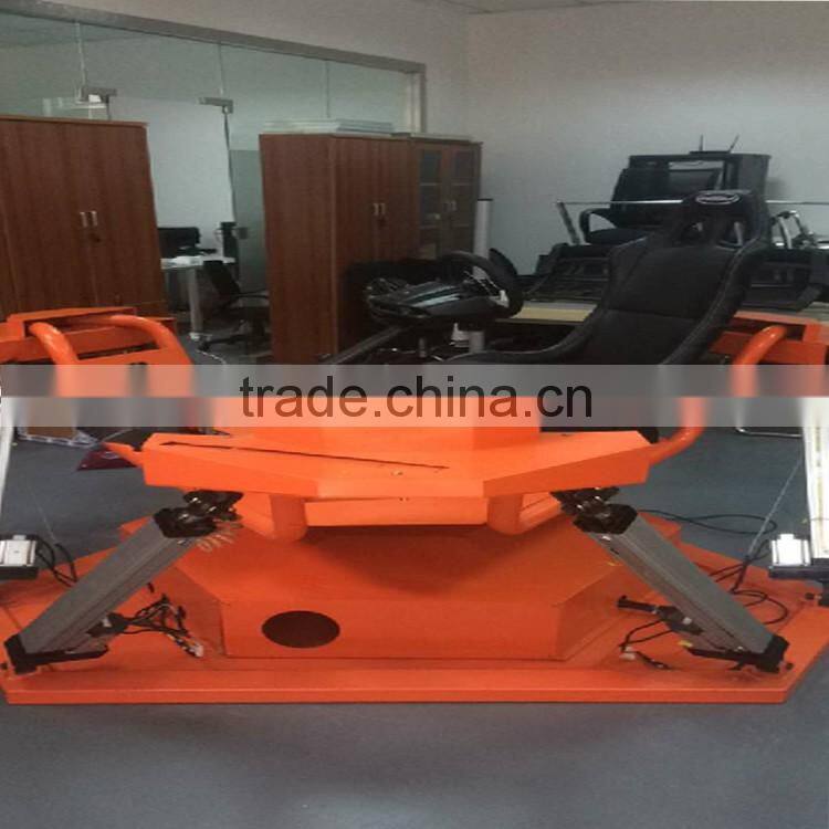 6 DOF motion game platform 6DOF servo electric cylinder racing game simulator