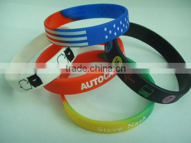 hollow silicone wristband bracelets