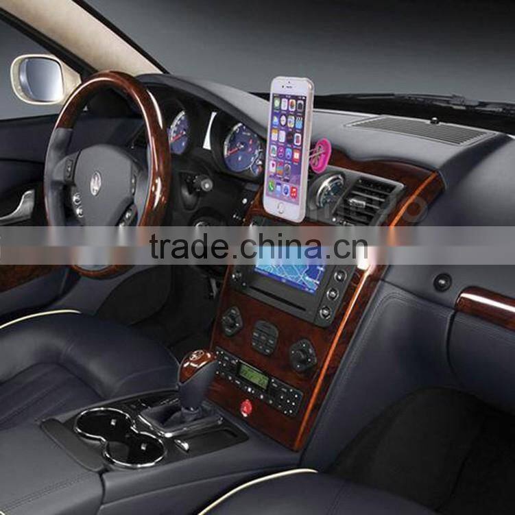 Promotional cell phone stand for vehicle and office with custom logo