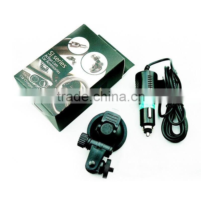 XTGP259 Hot Selling Accesssories For Sports Camera SJ4000 Car Charger Car Suction Cup Mount