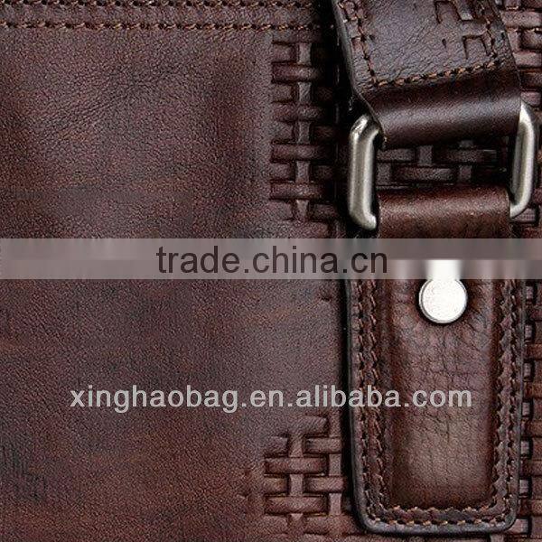 2014 Men Large Leather Briefcase brand leather briefcase