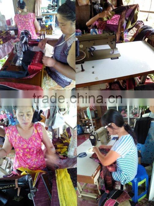 Handmade Patchwork pants 100% cotton from Dobbytex Thailand / Hippie Boho Harem pants