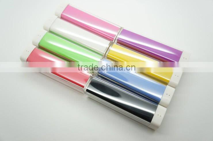 promotional lipstick portable powe bank 2200mah XHB-LK