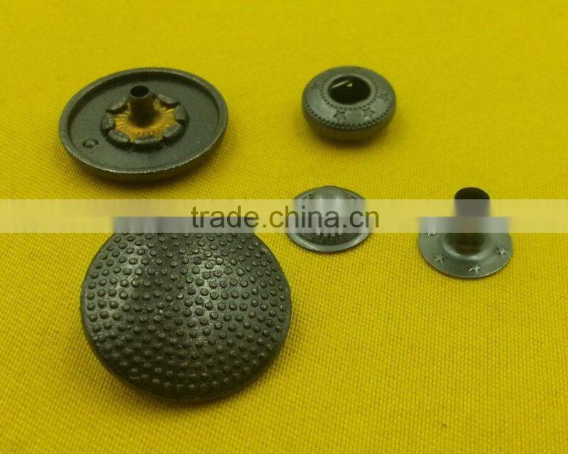 Zinc alloy metal cap snap fastener button for jacket -- MA1293
