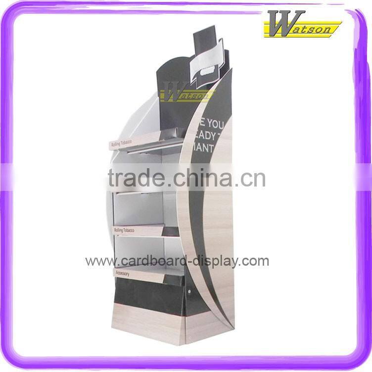 4 tier new design good quality K3 +350g cardboard display stand for facial cleanser