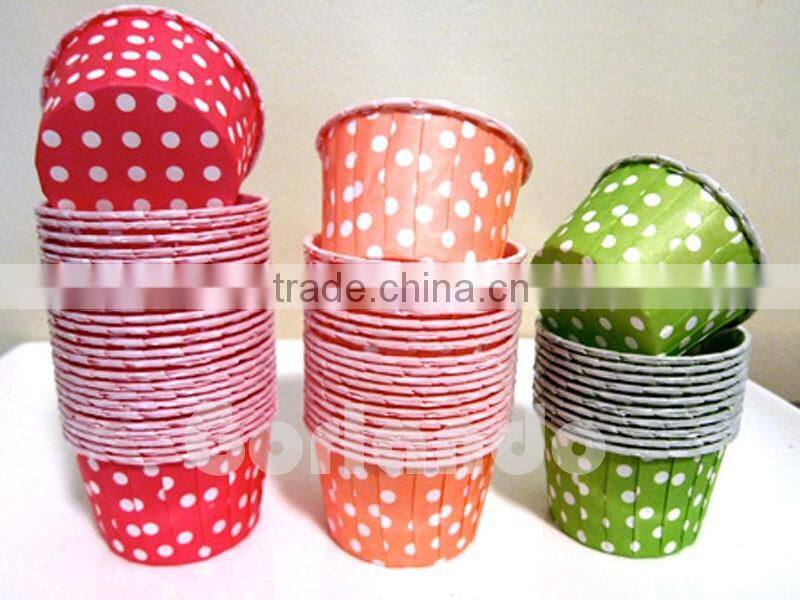 Square Tulip wholesale custom printed paper cupcake liners