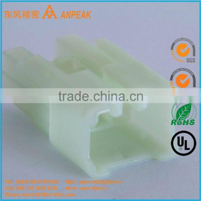 2.2 pitch 6PIN Unwaterproof Nature Male Female Automotive Housing Connector made of PA66