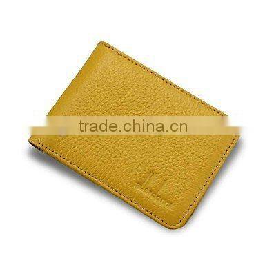 2015 New Promotion Factory Fashion Leather Driving License Bags