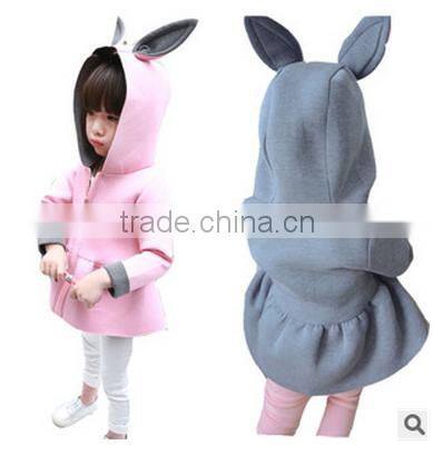 Spring rabbit cotton girls coat cheap wholesale