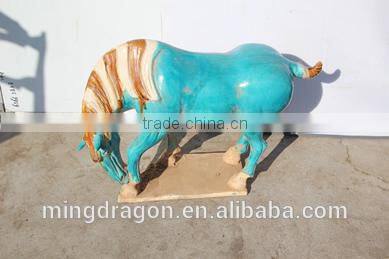 pottery art , hourse