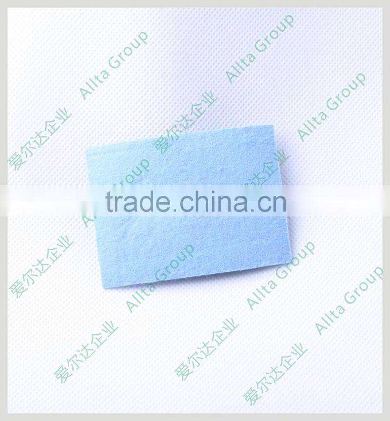 High quality custom debossed PU leather label patch printed leather tags