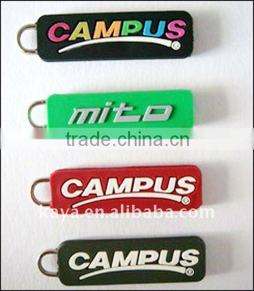 Soft pvc zipper puller