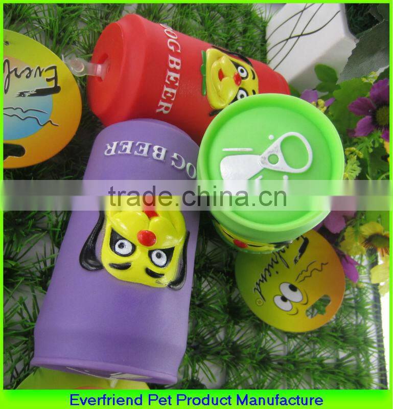 Rubber Beer Jar Pet toy