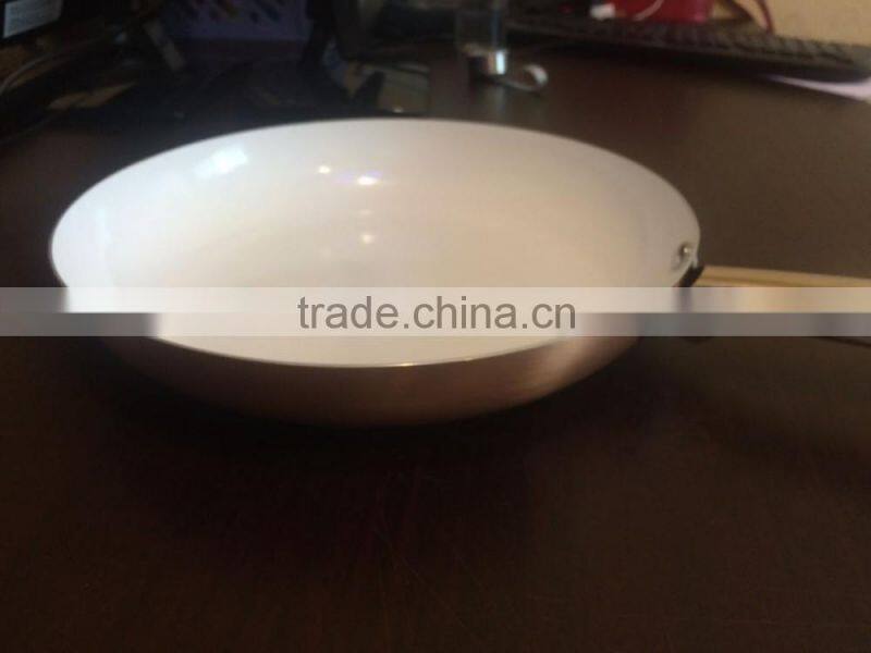 Copper Aluminum Non-stick Press Ceramic Cookware Set Kitchen Used Fry Egg Pizza Pan Skillet S/S Handle