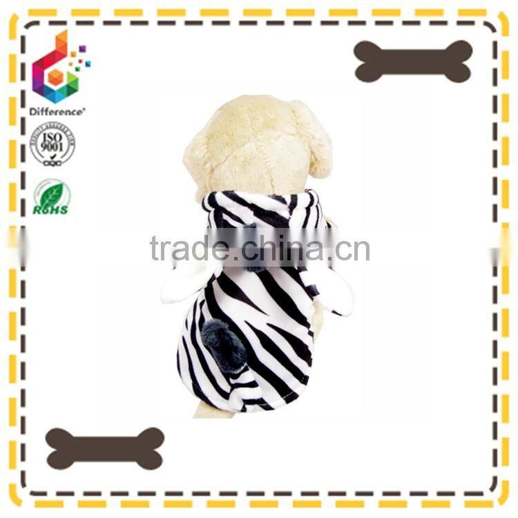 warm zebra clothes for dog