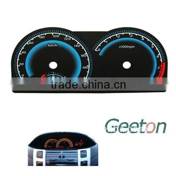 Custom 2D Chinese Screen Printing PC Flat Car Dashboard Manufacture