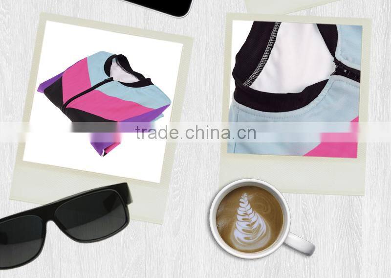 wholesale t shirt polyester custom printed sport jacket with high quality