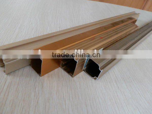 Aluminum alloy extrusions of curtain track