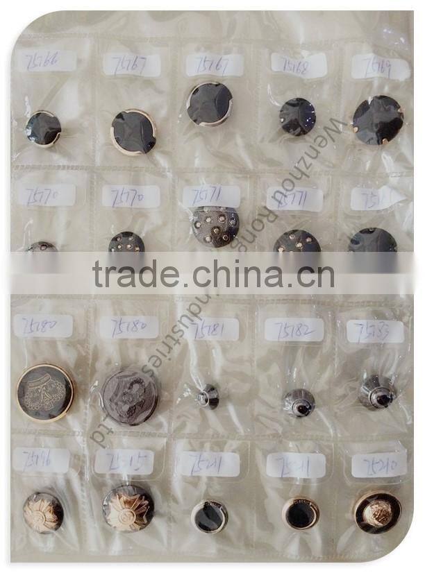 fashion high quality hand sewing metal button for custom uniform