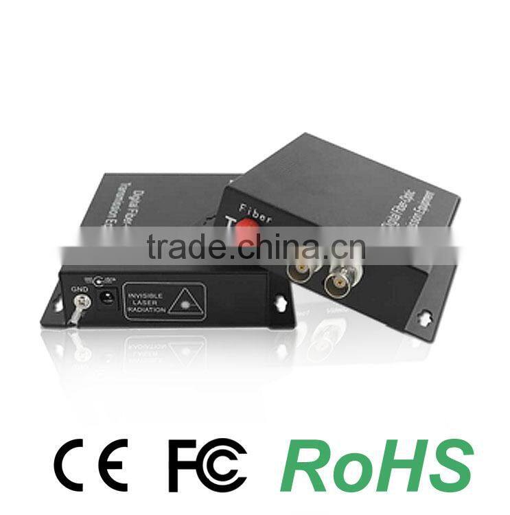 Fiber Optical Converter 2 Channel Digital Video Optical Converter / Transceiver