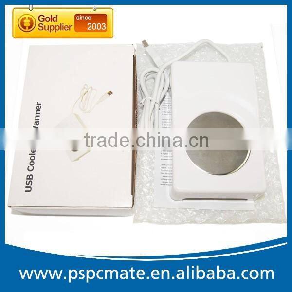 usb coffee mug warmer and cooler white color