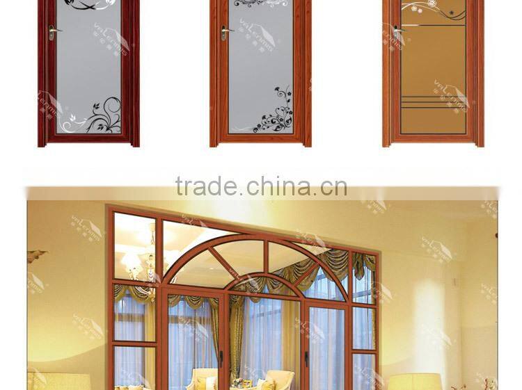 The latest residential design aluminum double-layer glass sliding door