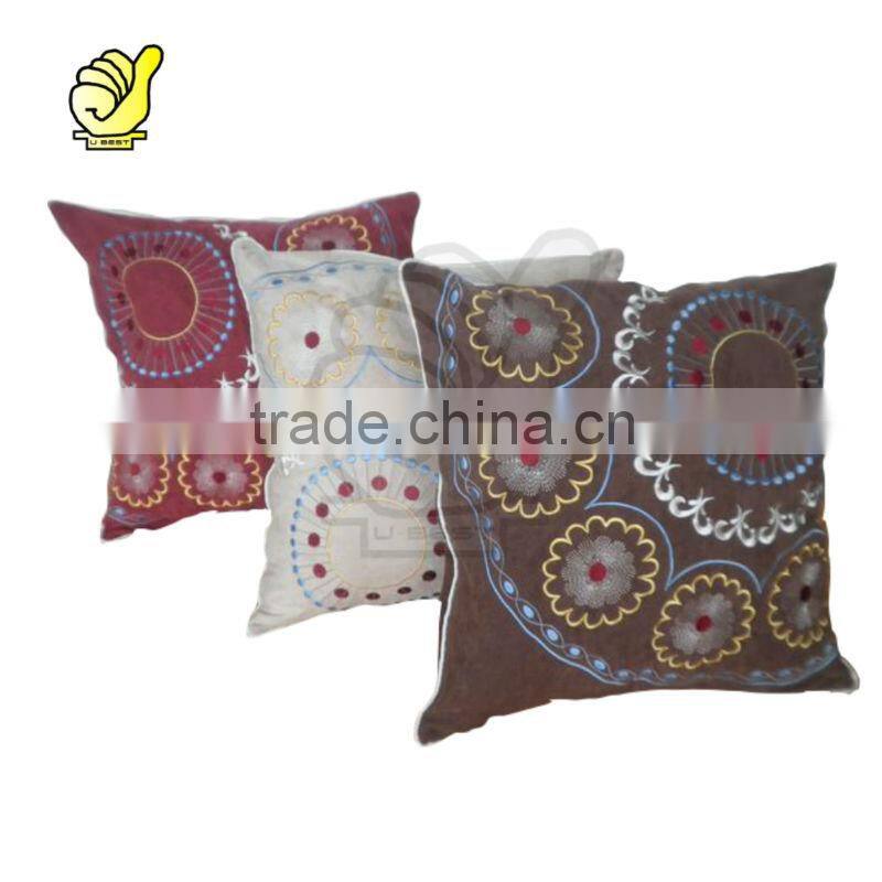 HOT design jacquard woven embroidery cushion sofa cushion cover