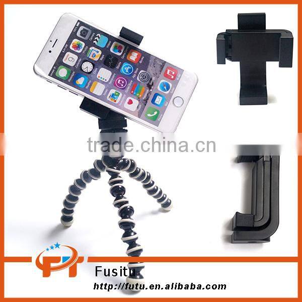 360 Degree Rotatable Clip Clamp for Smartphone Rotated Holder for iPhone 6