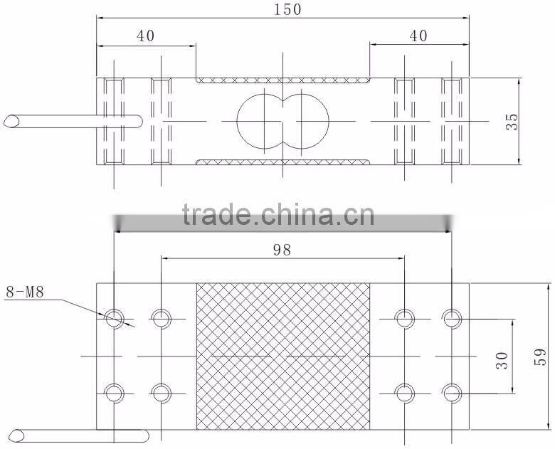 Alloy steel single point load cell for electronic weight scale(PX12)