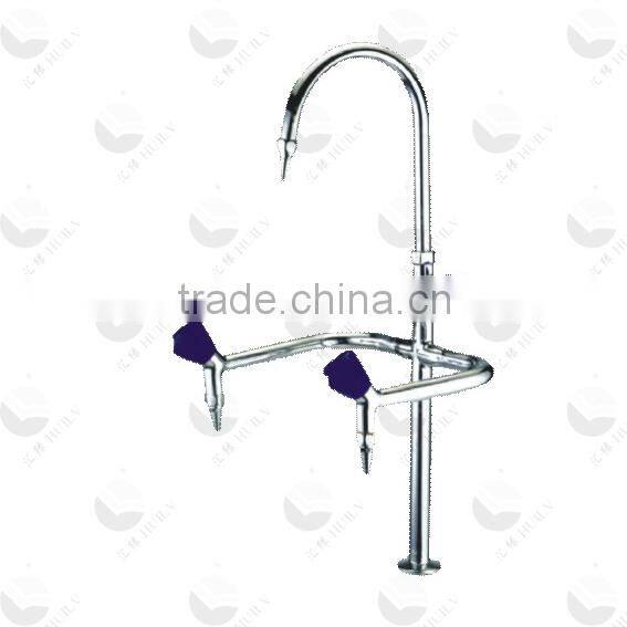 2015 laboratory fittings high quality low price Stainless Steel Gooseneck Faucet