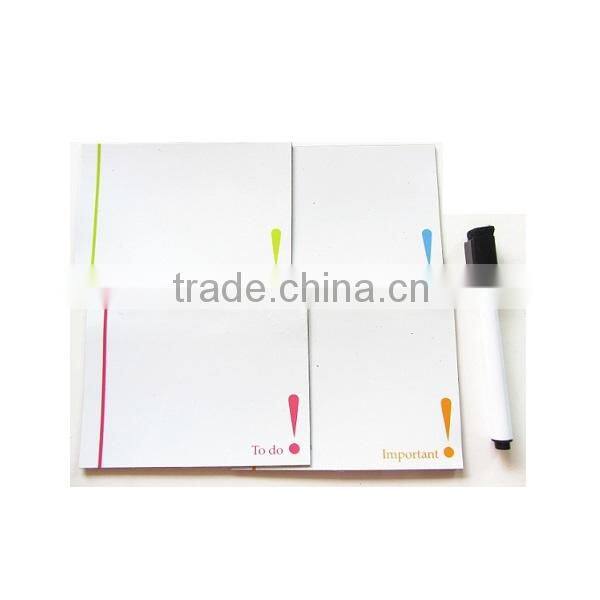 custom logo printed magnetic whiteboard for refrigerator