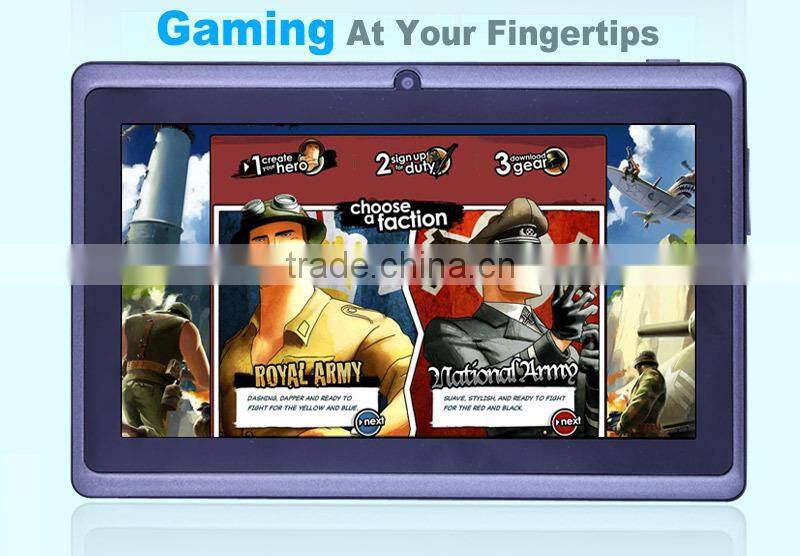 Android 4.4.2 A33 512MB/3G 7 inch tablet pc case android mid