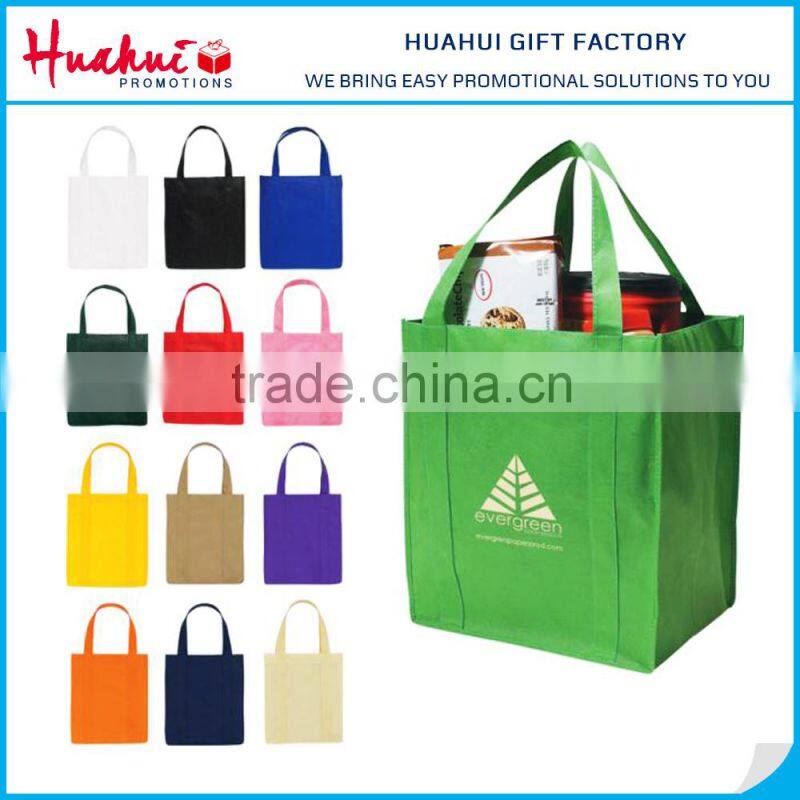Wholesale high quality silk screen printed nonwoven bag