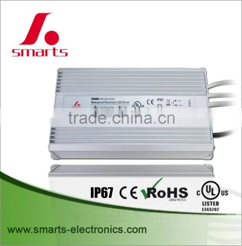 waterproof ip67 power led driver 24v 300w power transformer