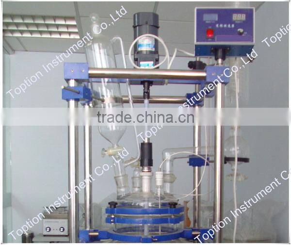 Cheapest high quality latest three layer glass reactor