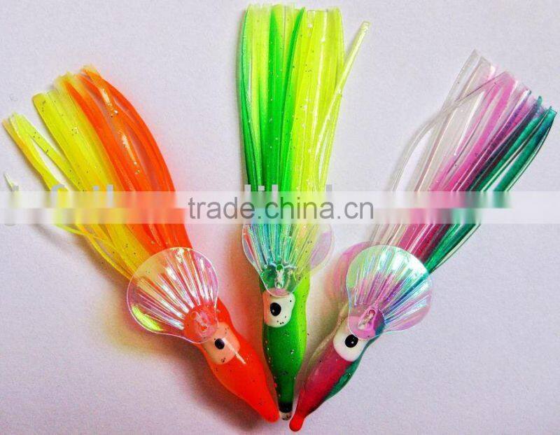 soft squid jig skirts fishing lure